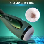 Automatic Sucking Masturbator Male Vagina Real Pussy  Masturbation cup with Independent keying Adult sex items Sex toys for men