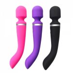 Double Head Vibrators Female Charging Silicone AV Adult Products Sex Toy