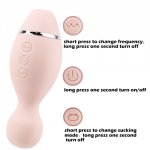Sucking Vibrators Female 6 Suction Modes Oral Sex Vibrator Sex Toys Nipples Sucker Dildo G-Spot Massage Sex products For Woman