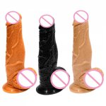 Soft Realistic Dildo Huge False Penis Suction Cup Female Vaginal Ass Masturbator Big Dick Toys Sex Accessories 290mm Big Size