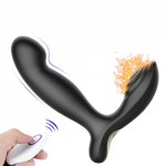Silicone Prostate Massager Double Vibrators With Remote Control Anal G-Spot Stimulate Anal Plug Adult Products Sex Toys For Men