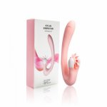 Powerful Dual Motors Heating Sex Toy Tongue Vibrator Unique Brushes Design For Better Clitoris Stimulation Plus G Spot Sex Shop