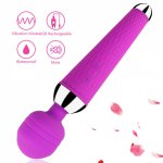 Powerful clit Vibrators for Women USB Charge AV Magic Wand Vibrator Massager Adult Sex Toys for Woman Masturbator High Quality