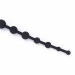 G Point Massager Anal Beads Silicone Anal Sex Toys For Men And Women Butt Plug Large Size Black Anal Ball Anal Toys
