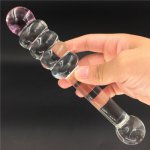Beads glass crystal dildo penis Anal butt plug Sex toy Adult products for women men female male masturbation