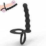 Sex Toys For Women Men Silicone Anal Double Penetration Strap On Dildo Vibrators Anal Beads Butt Plug G-Spot Vibrator Sex Shop