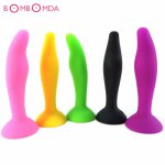 Silicone Soft Anal Plug with Suction Cup Anal Beads Butt Plug Sex Toys G spot Stimulate Masturbate Dildo Toys Anal Anus Stopper