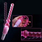 OLO Crystal Flirt Sticks G-spot Vagina Stimulation Butt Anal Plug Prostate Vibrator Massager Female Masturbator Adult Sex Toys