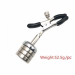 Magnetic clips torture play metal Nipple clamps breast Bondage Restraints Accessory BDSM Fetish women sex toy