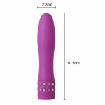 Women Multi Speed Vibrating Rhinestone Mini Vibrators Adult Masturbation Sex Toys for woman nice helper for enjoying love sex