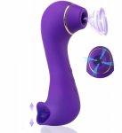 Sucking Vibrator 2 in 1 Clit Nipple Stimulator Oral Licking Vibrators Female Sexual Masturbator Erotic Adult Sex Toys for Women