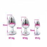 1PC Big Anal Toy Stainless Steel Metal Anal Plug Large Butt Plug Anal Sex Toys For Men Gay Woman Erotic Toys Sex Shop Products