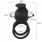 Single Frequency Vibrator Delay Ejaculation Clitoris Stimulate Silicone Vibrating Penis Rings Cock Rings Sex Toys for Men
