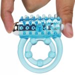 Safety Silicone Vibrators Delay Cock Vibrating Ring Clitoral Stimulator Penis Silicone Rings Vibrator Sex Toys for Men Couple-15