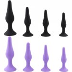 4 Size Anal Plug Dildo Removable Silicone Butt Plug Anal Sex Toys for Couples Prostate Massager Women Men Gay Adult Sex Shop