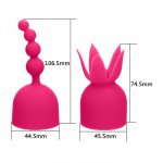 Ikoky, IKOKY Vibrator Accessories G-spot Stimulate Sex Toys for Women Clitoris Stimulation AV Rod Head Cap Magic Wand Attachment