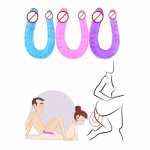 Dildosex Toy For Women Massage Vibration Dildo Vagina Anal Plug Strapon Penis Lesbian Couples Intimate Double Penetion Pink Blue