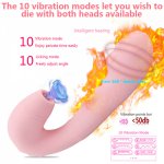 2021 Clitoris Sucker Vibrate Dildo 2 in 1 Stimulator Wireless Vibrator G spot Vagina Clit Sucking Vibrator Erotic Adult Sex Toys