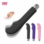 Faak, FAAK ribbed wand vibrator clit g-spot stimulate female masturbator prostate massage adult sex toys silicone vibrating anal plug