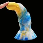2021 Adult Erotic Female Large Simulation Animal Dildo Flirting Color Anal Plug Animal Liquid silicone Fake Penis Soft Big Dick