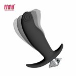 Faak, FAAK  vibrating butt plug g-spot stimulate male prostate massage silicone vibrator women masturbator sex toys dildos 10 speeds
