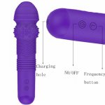 Powerful 7 Speeds Vibrators Wand Massager Vibratiing Sex Toys For Women Vaginal Butt Plug Silicone Sex Products Masturbatior