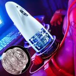Automatic Rotation cup Male Masturbator 10*10 modes Silicone vagina real pussy adult masturbation sex toys for men