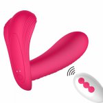 Double Motor Heating Wearable Clitoris Vibrator G Spot Massager Sex Toys for Women Dildo Vibrator With Wireless Remote Control