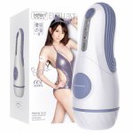 Leten Male Simulating Vagina Sucking Clamp Penis Masturbator  Men Pocket Pussy Vibration Stimulator Erotic Toys For Adult