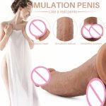 Big Dildo Erotic Sex Toys For Women New Bullet Suction Cup Rotating Penis Vibrator Female Masturbation Super Realistic Heating