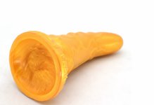 Sex Toys Dildos Simulation Rhino Horn Silicone Dildo Female Masturbation Golden Anal Plug Silicone Stick Adult Sex Toy