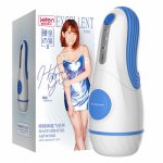 Automatic Clamp Sucking Vibrating Voice Sex Machine Realistic Vagina Real Pussy Male Masturbator Cup Adult Sex Shop For Men