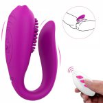 G Spot Vibrator Rechargeable Massager Silicone Clitoral Stimulator Vibration Toy for Women Quiet Adult Sex Toys