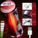 Automatic Male Masturbator Real Vagina Mouth Dual Channal Masturbation Cup Vibrator Sexy Moans Pocket Pussy Sex Toys for Men