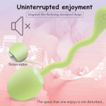 Safe Silicone Vibrator Wireless Remote Ball Egg 7-mode Vibrations Sex Toys for Woman USB Recharging G-Spot Stimulator Massager