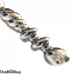 Ourbondage Spiral Shape Stainless Steel Anal Butt Plug For Men Women Prostate Massage HOT Adult Top Grade Sex Toys Special Gift