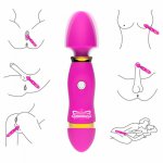 Double Tongue Cunnilingus Vibrator Telescopic Rotating Dildo Heating Vagina Clitoris Stimulate Vibrator Adult Sex Toys For Women