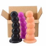 Faak, FAAK big dildo strong suction beads anal dildo box packed butt plug ball anal plug sex toys for women men adult product sex shop