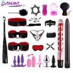 SMLOVE Erotic Sex Toys For Women Couples Nipple Clamps Handcuffs Whip Gag BDSM Bondage Slave Restraint Kit Sexy Accessories Shop