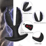 Electric Shock Pulse Anal Expander Vibrators  Vibration Prostate Massager For Men Women G-spot vagnia Vibrator Sex Toys Couples
