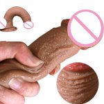 Huge Skin Feeling Realistic Dildo Penis Dong With Suction Cup for women Adult Sex Toys For Woman Female Masturbation