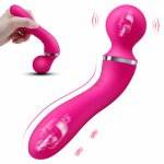 AV Wand Vibrator For Female USB Rechargeable G-spot Dildo Vibrators Clitoris Stimulators Body Massagers Adult Sex Toys For Women