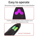 Powerful 10 Speed Glans Vibration Trainer Penis Vibrator Penis Sleeve Enhancement Delay Lasting Sex Toy For Men Male Masturbator