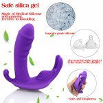 Adult Sex toys Butterfly Wearable Dildo Vibrator for Women Masturbator Panties G Spot Clitoris Stimulator Remote Control Panties