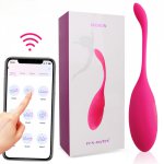 Egg Vibrator App Control Vibrating Kegel Ball Sex Toys For Women G Spot Vaginal Balls Wireless Remote Wearable Panties Vibrators