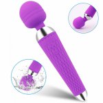 Magic Wand Vibrators for women, USB Charge Big AV Stick Female G Spot Massager Clitoris Stimulator Adult Sex Toys for Woman