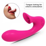 IUOUI Adult sex toy silicone vibrator clitoris stimulation soft tongue female sex products sucking nipple clit sucker fuck toy