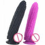 Hot Sale Sex Toy Corn Simulation Sucker Penis Anal Plug Couple Sex Toys Anal Toys for Woman  Dildo for Anal Sex Shop Para Casais