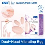 Durex Dual-Head Vibrating Egg Vibrator Condoms Sex toys for Adult Set Remote Control Vibrator Clitoris Stimulate Massager