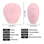 Mini Shell Nipple Massager Clitoris Stimulator Sucking Vibrator for Woman Female Masturbator Sex Toy Adult Products Erotic Shop